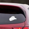 THE BANGLES Cowboy Hat Western 1 (White) (Set of 2) Premium Waterproof Vinyl Decal Stickers for Laptop Phone Accessory Helmet Car Window Bumper Mug Tuber Cup Door Wall Decoration view 3