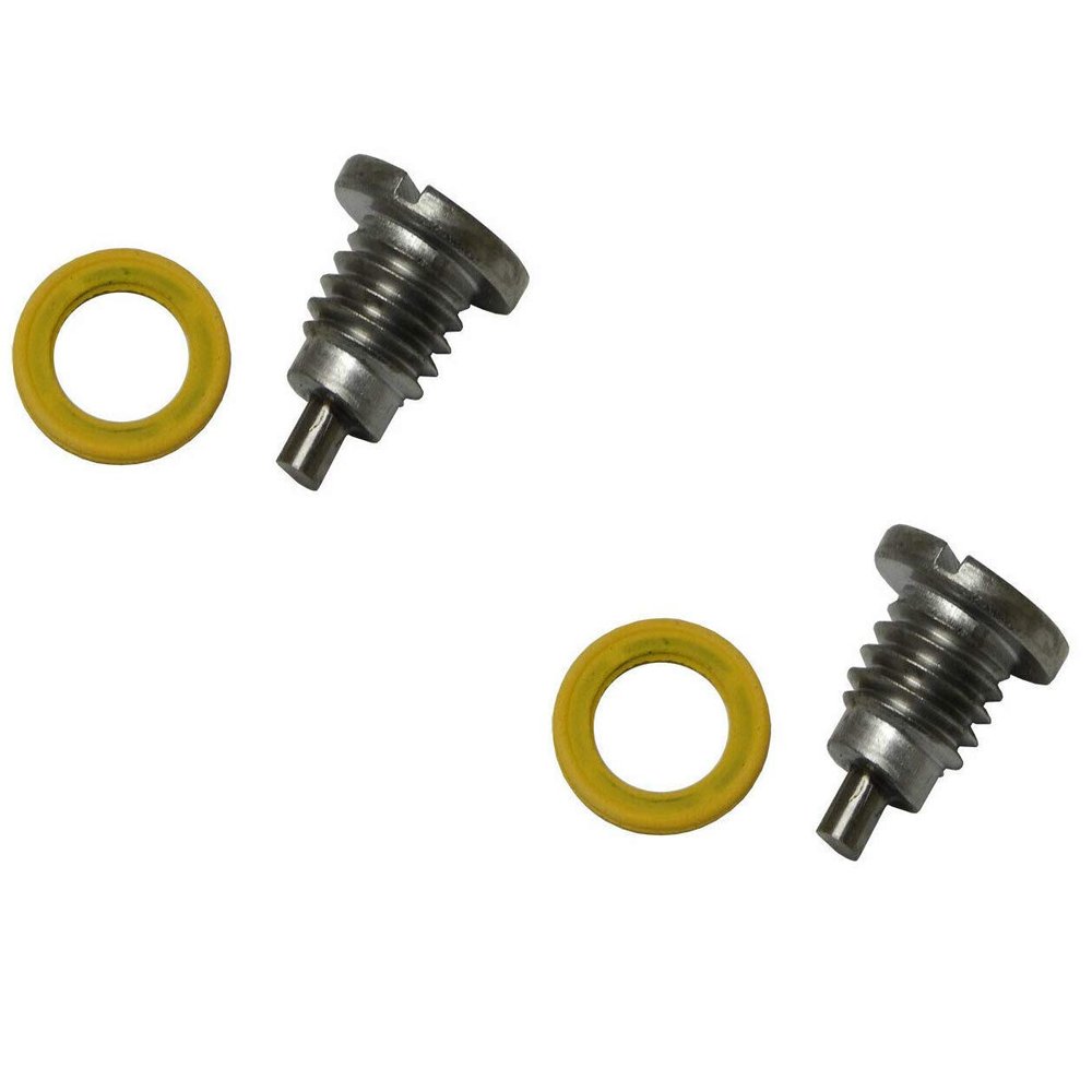 2 PCS Marine Magnetic Outdrive Gear Case Drain Plug, Screw with Gasket Replace 22-8M0058389