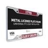 Desert Cactus College of Charleston License Plate Frame Car Tag Holder for Front or Back of Car Cougars C of C Officially Licensed Metal (Founding Year) view 1