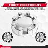 KitsPro Center Cap for Ford F-250 F-350 SRW Replaces 7C3Z-1130-AA, Chrome, Pack of 1 view 2