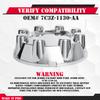 KitsPro Center Cap for Ford F-250 F-350 SRW Replaces 7C3Z-1130-AA, Chrome, Pack of 1 view 3