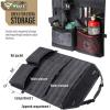 WYNEX Car Seat Organizer, Molle Backseat Cover Organizer Protector with Sling Rack, Visual Pocket and Patch, Universal Vehicle Fits for F150, Jeeps, Pickups & Trucks for Road Trips view 4
