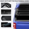 oEdRo Soft Tri-Fold Truck Bed Tonneau Cover Fit for 2016-2023 Tacoma 6ft view 3