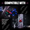 Muc-Off Tubeless Valves V2 44mm Red | 4X 7075 Aircraft-Grade Aluminium Presta Valves with Core Removal Tool | 44mm / 60mm / 80mm - 10 Anodised Color Options | Fits MTB, Gravel & Road view 4