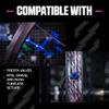 Muc-Off Tubeless Valves V2 44mm Blue | 4X 7075 Aircraft-Grade Aluminium Presta Valves with Core Removal Tool | 44mm / 60mm / 80mm - 10 Anodised Color Options | Fits MTB, Gravel & Road view 4