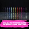 Muc-Off Tubeless Valves V2 60mm Gold | 4X 7075 Aircraft-Grade Aluminium Presta Valves with Core Removal Tool | 44mm / 60mm / 80mm - 10 Anodised Color Options | Fits MTB, Gravel & Road view 2