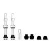 Muc-Off Tubeless Valves V2 44mm Silver | 4X 7075 Aircraft-Grade Aluminium Presta Valves with Core Removal Tool | 44mm / 60mm / 80mm - 10 Anodised Color Options | Fits MTB, Gravel & Road view 1