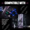 Muc-Off Tubeless Valves V2 44mm Iridescent | 4X 7075 Aircraft-Grade Aluminium Presta Valves with Core Removal Tool | 44mm / 60mm / 80mm - 10 Anodised Color Options | Fits MTB, Gravel & Road view 4