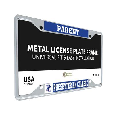 Desert Cactus Presbyterian College Blue Hose License Plate Frame (Parent)