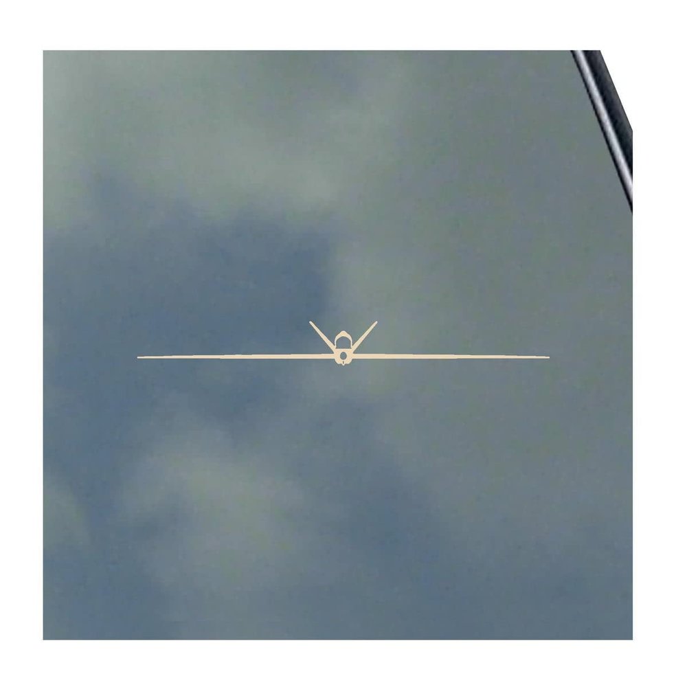 RQ-4B Global Hawk Pilot Side Vinyl Sticker Decal Air Force Unmanned Drone Veteran UAV
