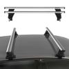 OMAC Roof Rack Cross Bars for Subaru WRX STI 2018-2021 Lockable 110Lbs Aluminium Silver 2Pcs fits Cargo Carriers Kayak Canoe Bike Snowboard view 2