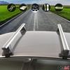 OMAC Roof Rack Cross Bars for Subaru WRX STI 2018-2021 Lockable 110Lbs Aluminium Silver 2Pcs fits Cargo Carriers Kayak Canoe Bike Snowboard view 4