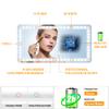 Car Sun Visor Vanity Mirror with Lights, Rechargeable Car Makeup Mirror Accessories, Birthday Gifts for Women Girl, 3 Light Modes, Dimmable Touch Led Screen, Universal for Car Truck view 3