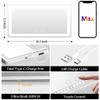 Car Sun Visor Vanity Mirror with Lights, Rechargeable Car Makeup Mirror Accessories, Birthday Gifts for Women Girl, 3 Light Modes, Dimmable Touch Led Screen, Universal for Car Truck view 4