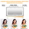 Car Sun Visor Vanity Mirror with Lights, Rechargeable Car Makeup Mirror Accessories, Birthday Gifts for Women Girl, 3 Light Modes, Dimmable Touch Led Screen, Universal for Car Truck view 2