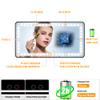 Car Sun Visor Vanity Mirror with Lights, Rechargeable Car Makeup Mirror Accessories, Birthday Gifts for Women Girl, 3 Light Modes, Dimmable Touch Led Screen, Universal for Car Truck view 3