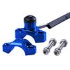 ORAEVY CNC Universal Motorcycle Engine Stop Start Kill Switch Button with Mounting Backplate Compatible with Yamaha YZ250 YZ450 WR250 WR450 - Blue view 1