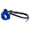 ORAEVY CNC Universal Motorcycle Engine Stop Start Kill Switch Button with Mounting Backplate Compatible with Yamaha YZ250 YZ450 WR250 WR450 - Blue view 2