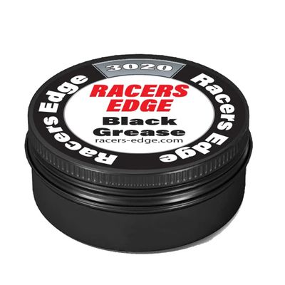 Racers Edge 3020 Black Grease (8ml) in Black Aluminum Tin with Screw On Lid