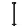 Manufacturers' Select ITC RV Table Leg System. SurFit 29" Leg, Black, Recessed Mount with Aluminum Floor and Table Bases view 1