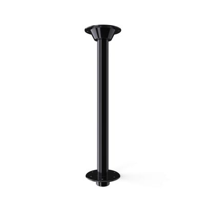 Manufacturers' Select ITC RV Table Leg System. SurFit 27" Leg, Black, Recessed Mount with Aluminum Floor and Table Bases