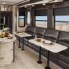 Manufacturers' Select ITC RV Table Leg System. SurFit 27" Leg, Black, Recessed Mount with Aluminum Floor and Table Bases view 2