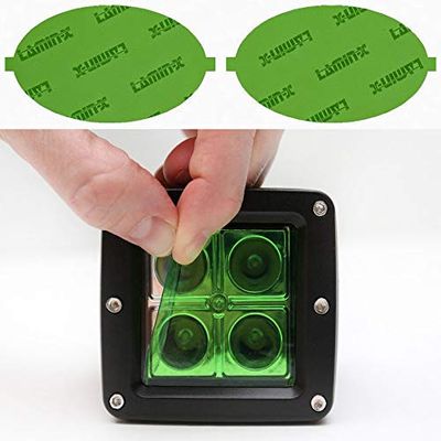 Lamin-x Custom Fit Green Oval Fog Light Covers for Honda Civic Sedan (13-15)