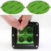 Lamin-x Custom Fit Green Oval Fog Light Covers for Honda Civic Sedan (13-15) view 1