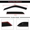 CCIYU 4pcs Side Window Deflectors fit for For 1997-2001 for Honda for CRV view 2