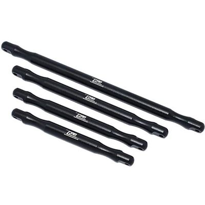 GPM Aluminum Front&Rear Support Brace Bar for ARRMA 1/5 Outcast 8S Blx Stunt Truck-Ara5810 (Black)