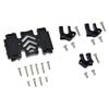 GPM Aluminum Center Gear Box Case & Mount Black : Axial SCX10 III Wrangler view 1