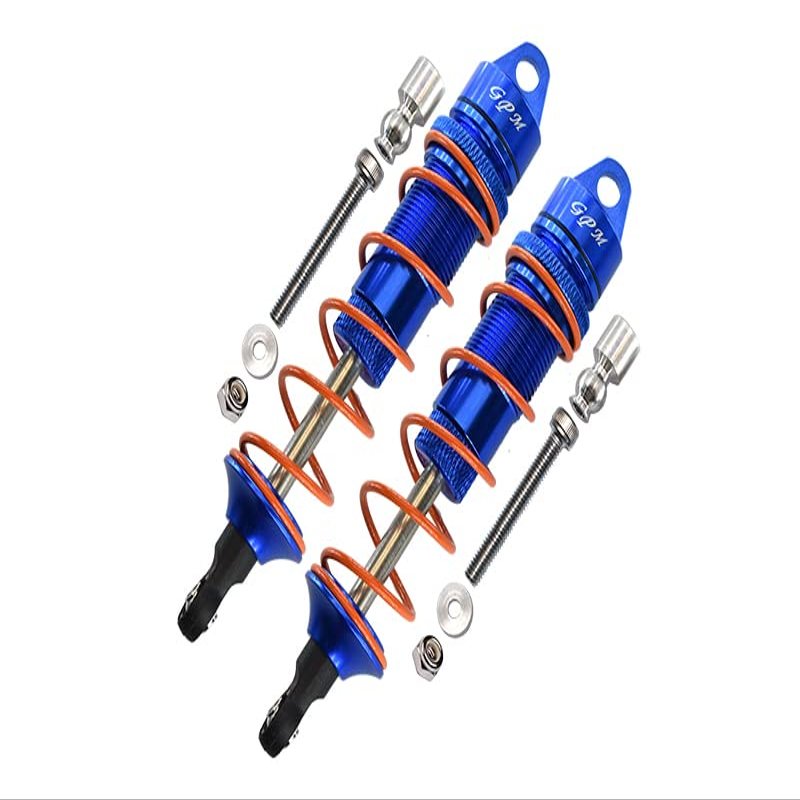 GPM Aluminum Rear Adjustable Dampers 110mm Blue : 6S BLX Senton & Typhon