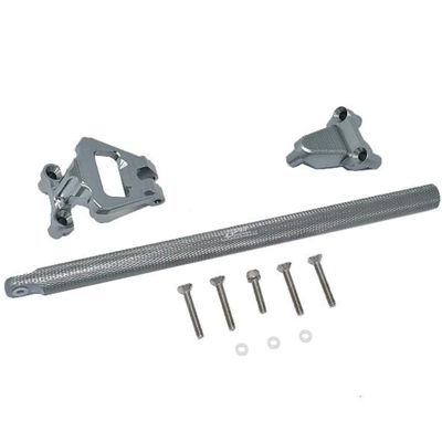 GPM Aluminum Center Brace Bar&Mount -11Pc Set for TRAXXAS 1/10 4Wd Hoss 4X4 Vxl 3S-90076-4 (Grey)