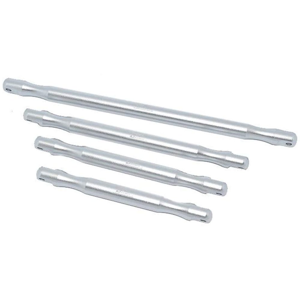 GPM Aluminum Front&Rear Support Brace Bar for ARRMA 1/5 Outcast 8S Blx Stunt Truck-Ara5810 (Silver)