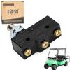 10L0L Golf Cart Brake Light Micro Switch for Club Car 1981-up and EZGO 1971-up, 3 Terminal Plunger Style, OEM# 1011439, 12374G1, 13141G1, A-5470 view 1