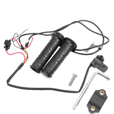 FAVOMOTO 1pair Motorcycle Heated Handlebar Grip Sleeves Temperature Level Installation for Handlebar