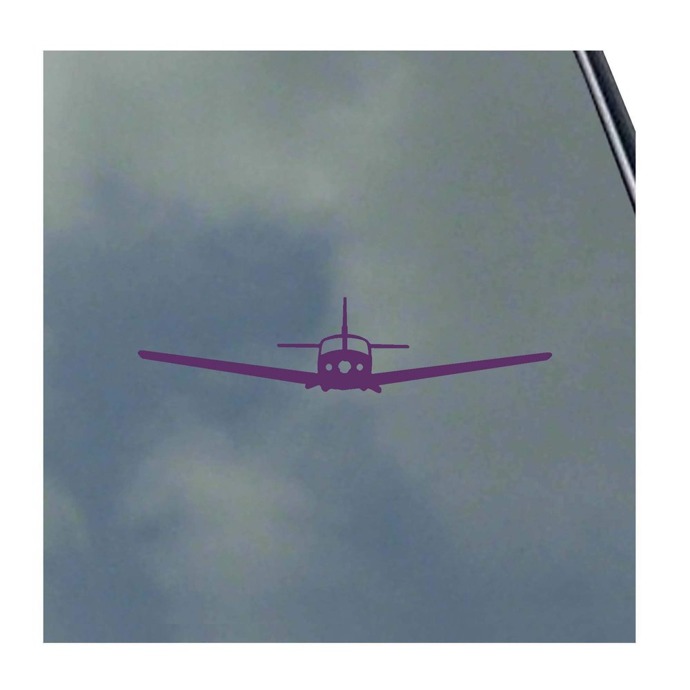 Piper PA-32 Saratoga Pilot Front Vinyl Sticker Decal Air Taxi Civil Aviation Freight Transport
