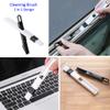 Magic Window Cleaning Brush,Window Groove Cleaning Brush SetHand-held Groove Gap Cleaning Tools,Window Blind Sliding Door Track Cleaner Duster Brush for Tile Lines Car Vents Keyboard8Pcs view 4