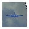 Piper PA-23 Apache Pilot Front Vinyl Sticker Decal Aztec General Civil Aviation Navy Veteran view 1