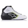Alpinestars TECH-1 K START V2 SHOES - WHT BLK YEL FLOU - 12 view 4
