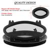 FFYUE Oval Yacht Motorhome Porthole Skylight, Portable ABS Tempered Glass Window, Durable Ship Window Decorative Window Watertight Window,Black view 4