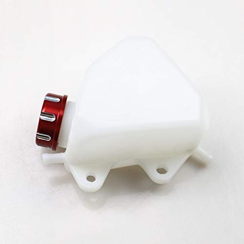 Motorcycle Coolant Bottle Reservoir Tank Radiator Overflow For Kawasaki KLX250 KLX 250 2000 2001 2002 1994-2007 Dirt Bike Off-Road (Red)