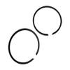 Asaki 0386279 Piston Ring Set Standard Size Replacement for Johnson Evinrude 9.9 15 HP Outboard 1974-1992 view 1