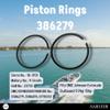 Asaki 0386279 Piston Ring Set Standard Size Replacement for Johnson Evinrude 9.9 15 HP Outboard 1974-1992 view 2