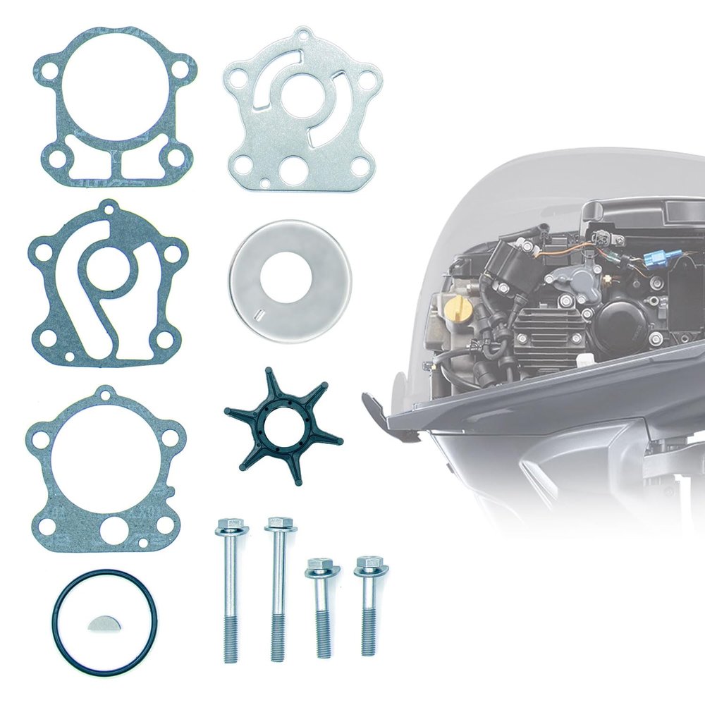 PumuHo Outboard Water Pump Repair Kits for Yamaha 75HP 80HP 90HP 100HP Sierra 18-3409 Outboard Engine 67F-W0078-00