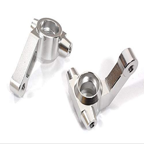Integy Machined Alloy Steering Knuckles for Associated DR10 Drag Race Car RTR - Silver