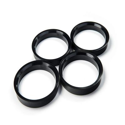 A Set of 4 Carbonate Plastic Hub Centric Rings 59.6x66.1mm