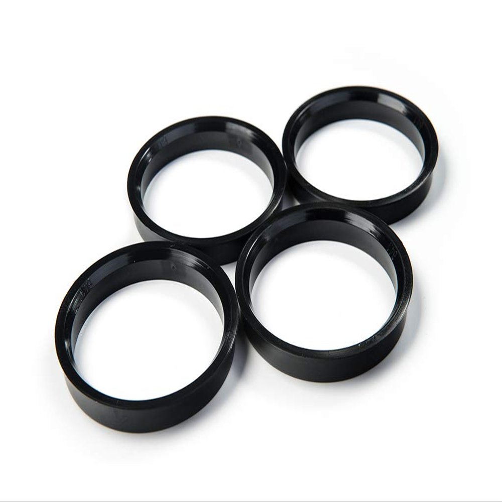 A Set of 4 Carbonate Plastic Hub Centric Rings 59.6x66.1mm