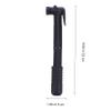 1set Mini Air Pump Dual High Pressure Tire Inflator for Cars and More Compact Lightweight Easy to Use Includes Mini Pump Holder view 2