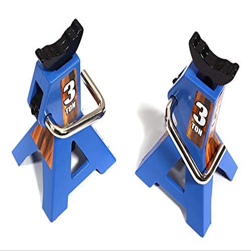 RC Model Realistic Model 3 Ton Jack Stands (2) for 1/10, 1/8 Scale & Rock Crawler